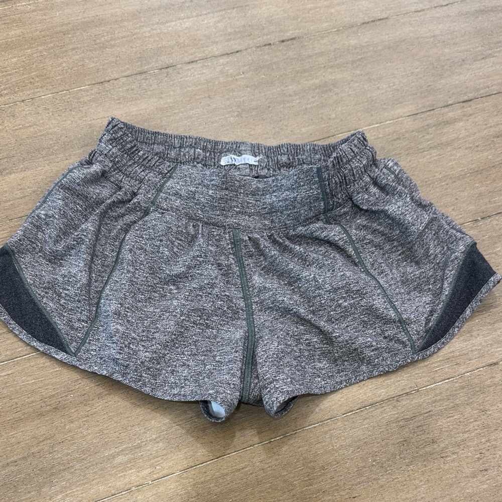 lululemon athletica Heathered Gray Athletic Shorts